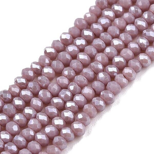 Electroplate Glass Beads Strands