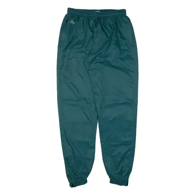 LACOSTE Boys Track Pants Green Tapered 2XL W27 L29