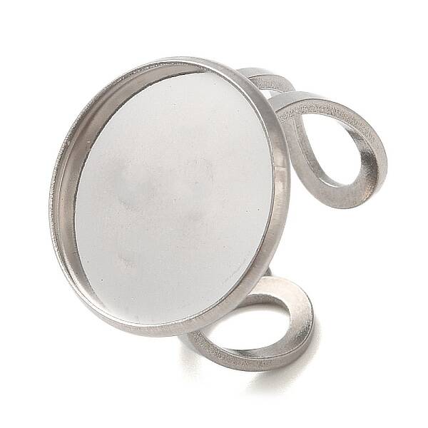 Non-Tarnish 304 Stainless Steel Open Cuff Findings