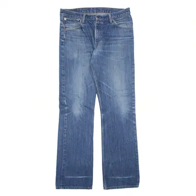 LEVI'S 507 Jeans Blue Denim Regular Straight Mens W34 L36