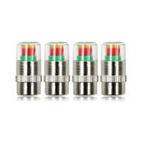 Car Tire Pressure Indicator, Tire Pressure Monitor Valve Cap, Tire Valve Cap, Tire Pressure Gauge Indicator, External Valve D...