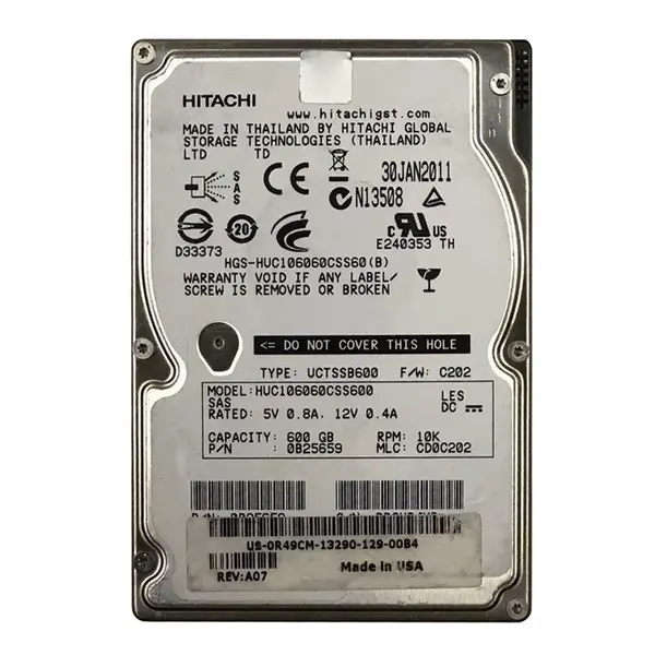0R49CM Dell 600GB 6Gb/s SAS 10000 2.5-Inch Hard Drive