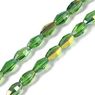 Electroplate Glass Beads Strands