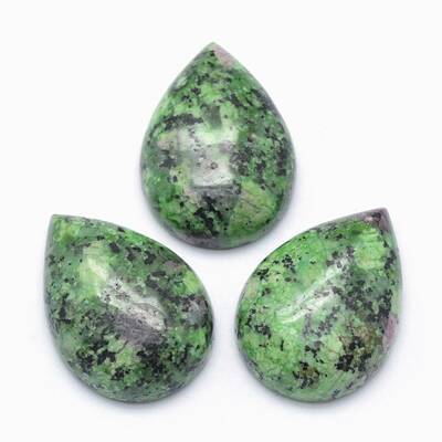 Natural Ruby in Zoisite Cabochons