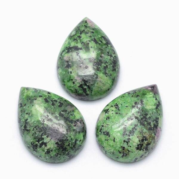Natural Ruby in Zoisite Cabochons