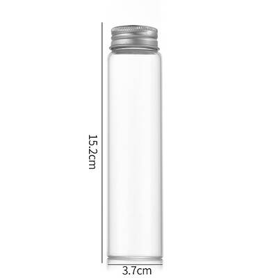 Clear Glass Bottles Bead Containers
