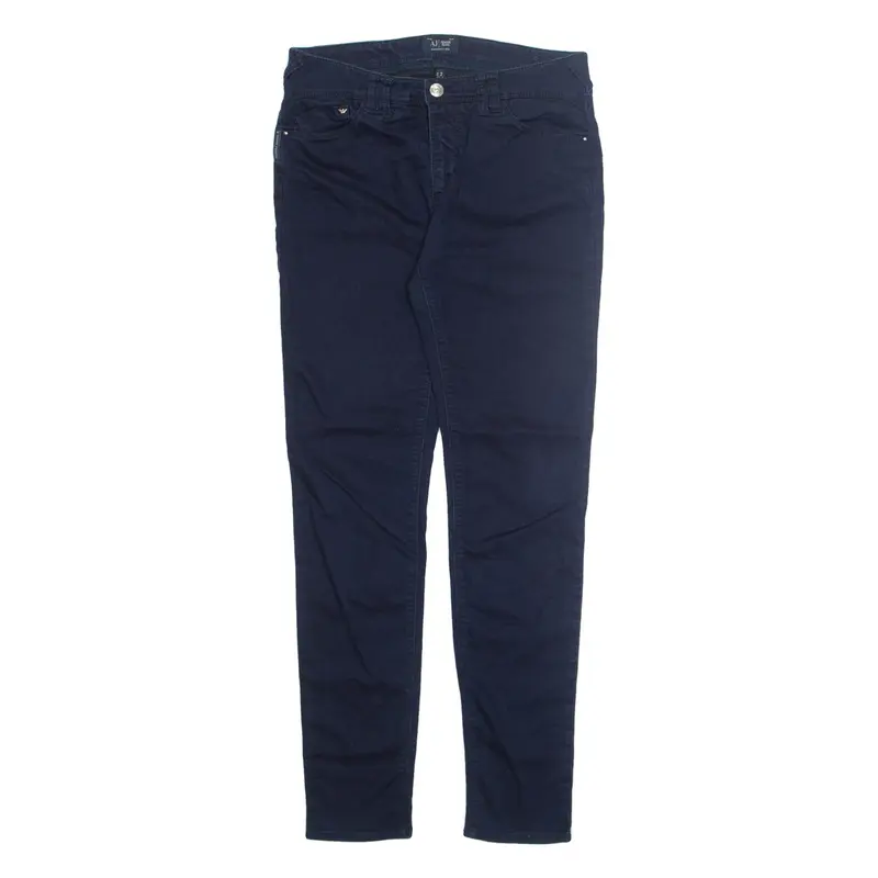 ARMANI JEANS Womens Trousers Blue Regular Tapered W29 L29