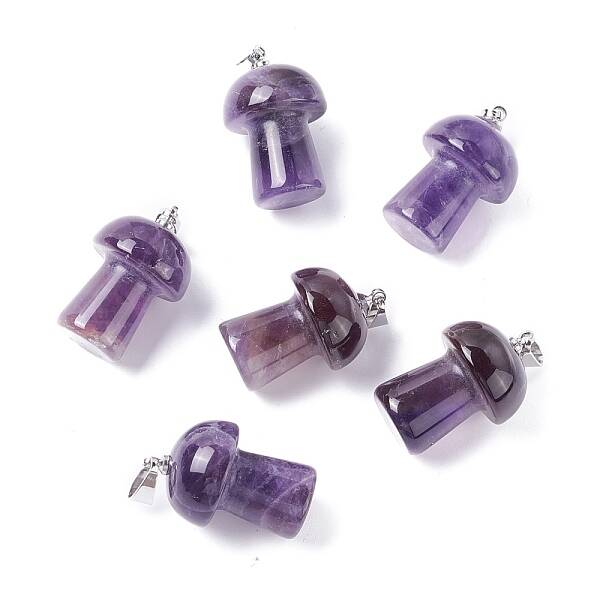 Natural Amethyst Pendants