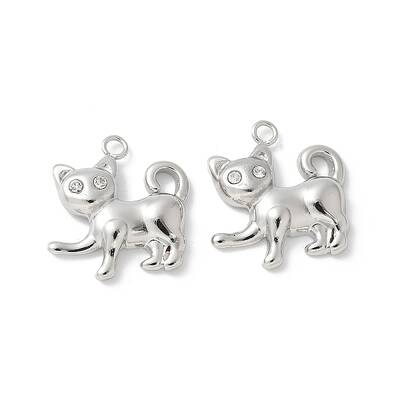 304 Stainless Steel Rhinestone Pendants