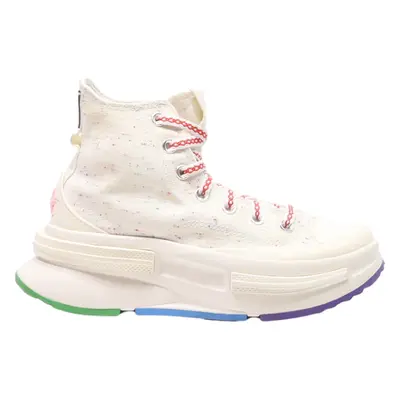 CONVERSE Run Star 2023 High Top Trainers Beige Canvas Womens UK 4