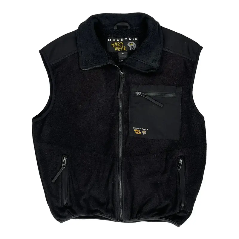 Mountain Hard Wear Fleece Gilet - XL Black Polyester