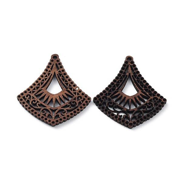 Walnut Wood Laser Cut Pendants