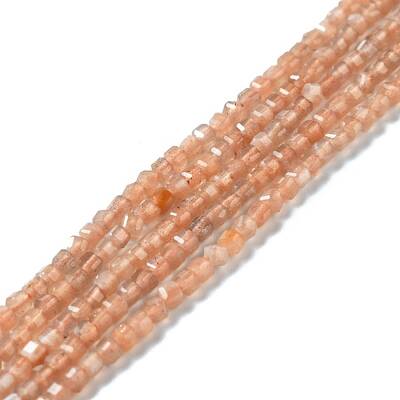 Natural Orange Sunstone Beads Strands