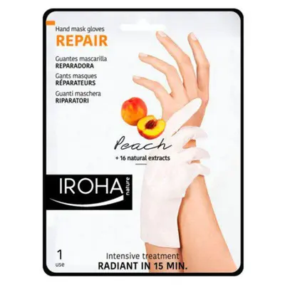Repair gloves mask hands and nails Iroha Nature Peach