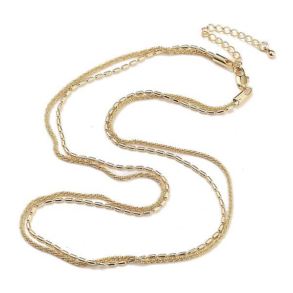 Brass Multi-strand Necklaces for Women