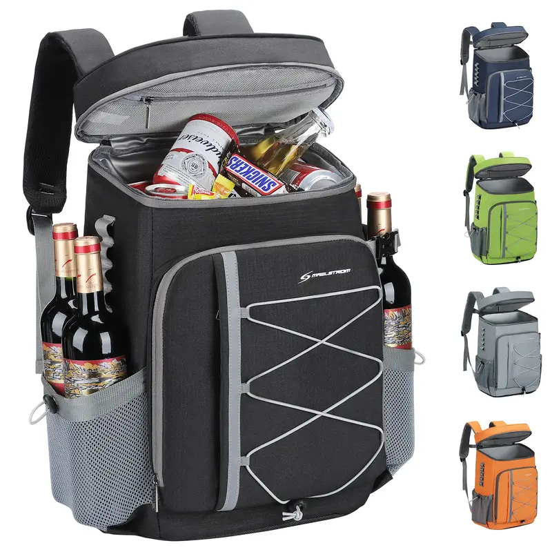 Maelstrom Cooler Backpack,35 Can Backpack Cooler Leakproof,Insulated Soft Cooler Bag,Camping Cooler,Beach Cooler,Ice Chest Ba...
