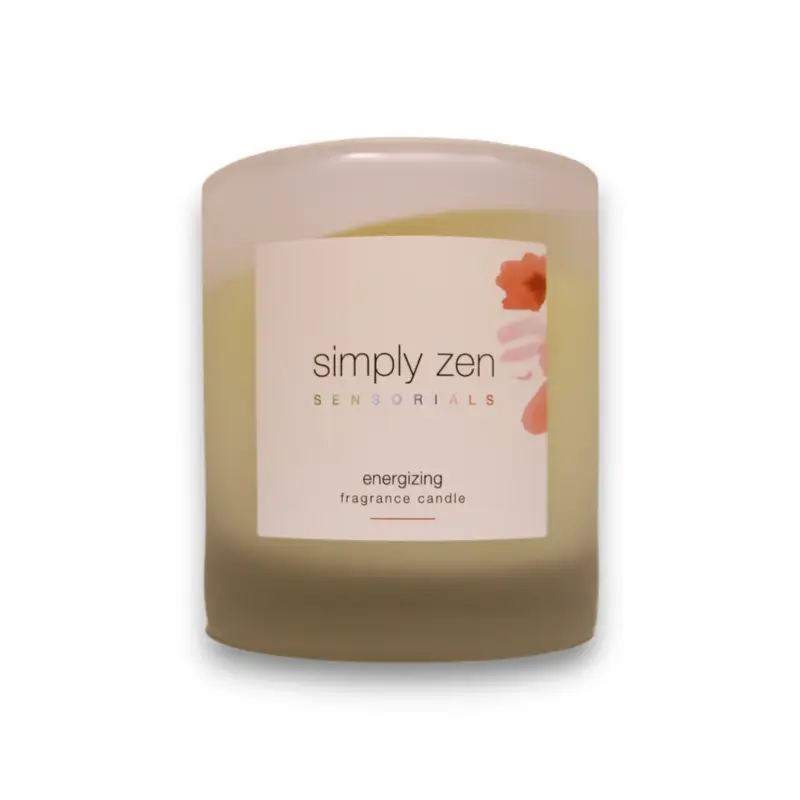 Energizing Scented Candle Simply Zen Sensorials 240g