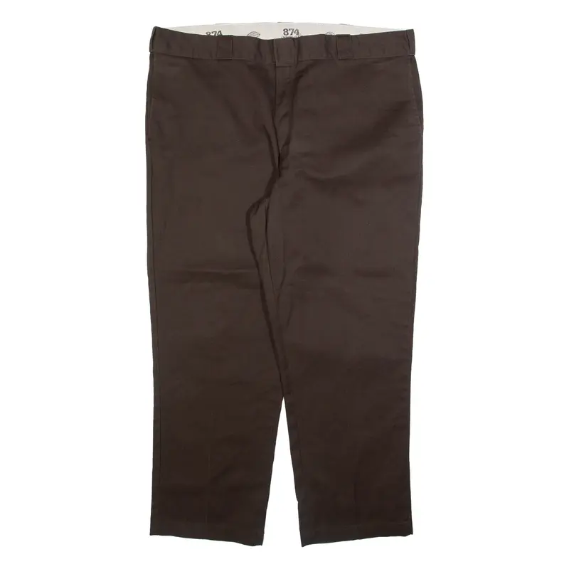 DICKIES 874 Workwear Mens Trousers Grey Regular Straight W42 L29