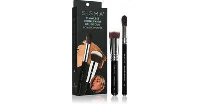 Sigma Beauty Duo Flawless Complexion brush set for a perfect look 2 pcs