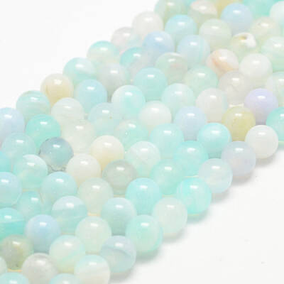 Natural Striped Agate/Banded Agate Bead Strands