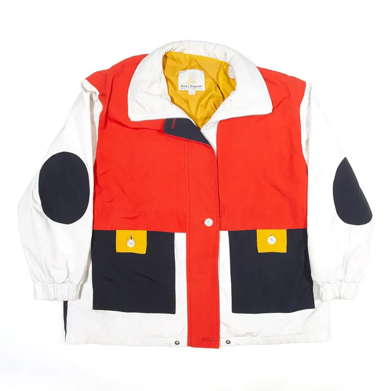 MISTY HARBOR Sport Track Jacket Red Colourblock Boys L