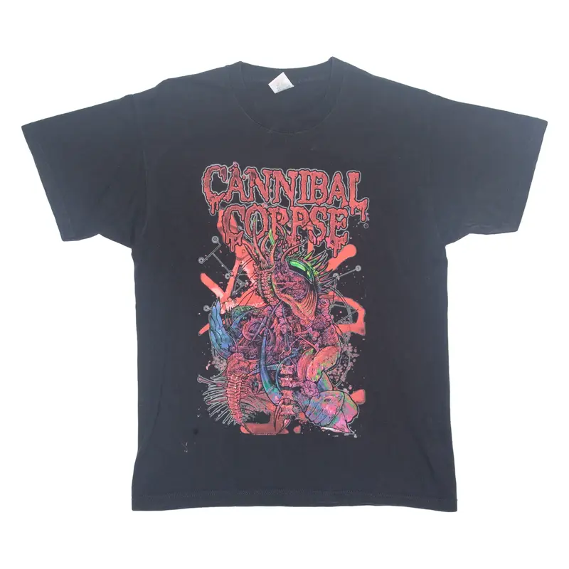 FRUIT OF THE LOOM Cannibal Corpse Mens Band T-Shirt Black L