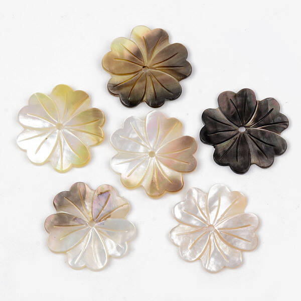 Natural Black Lip Shell Beads