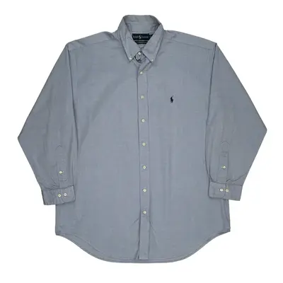 Yarmouth Ralph Lauren Shirt - XL Blue Cotton | Size: x-large