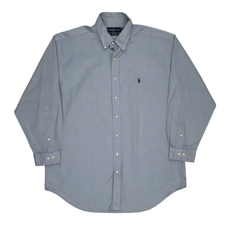 Yarmouth Ralph Lauren Shirt - XL Blue Cotton | Size: x-large