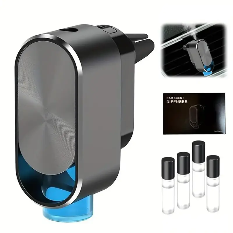 Smart Car Air Freshener, Vent Clip Intelligent Car Aroma, Automobile Aroma Diffusers, Perfume Essential Oil for Women Men, Au...