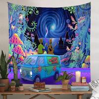 Forest Landscape Pattern Tapestry, Wall Hanging Blanket, Wall Decorative Tapestry for Living Room Bedroom, Summer Gift Ideas,...
