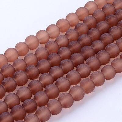 Transparent Glass Bead Strands
