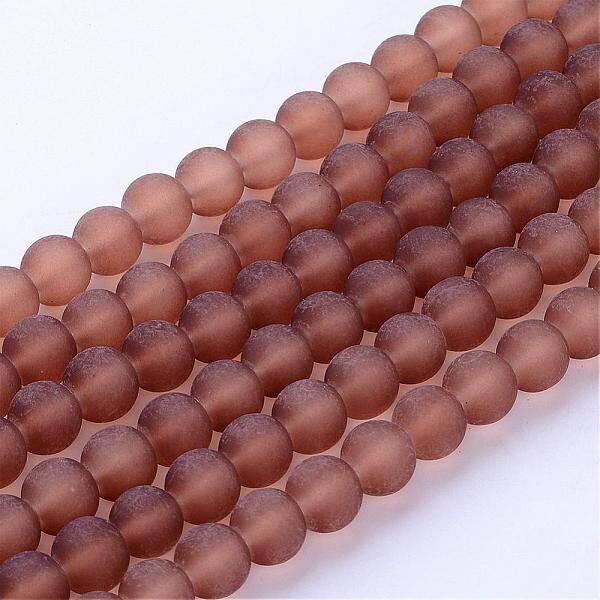 Transparent Glass Bead Strands
