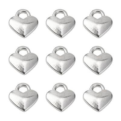 Tibetan Style Heart Charms