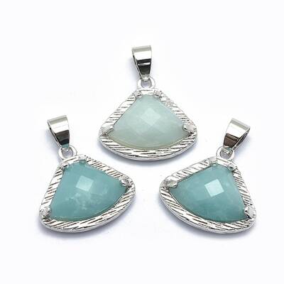 Natural Amazonite Pendants