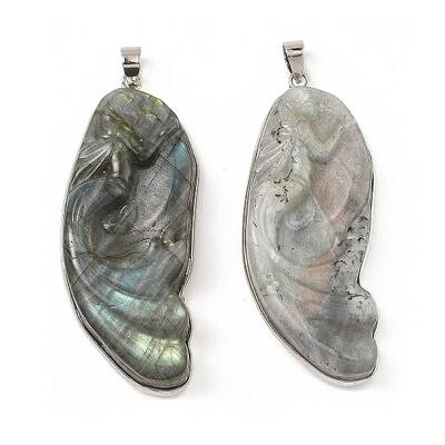 Natural Labradorite Big Pendants