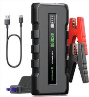 AMPBANK Upgraded AB3000 Jump Starter Portable, 3000A Battery Charger Power Bank ,compatible with 12V cars, SUVs, motorcycles ...
