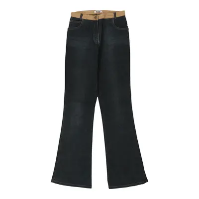 Age 16 Moschino Flared Jeans - 26W 32L Blue Cotton | Size: 26