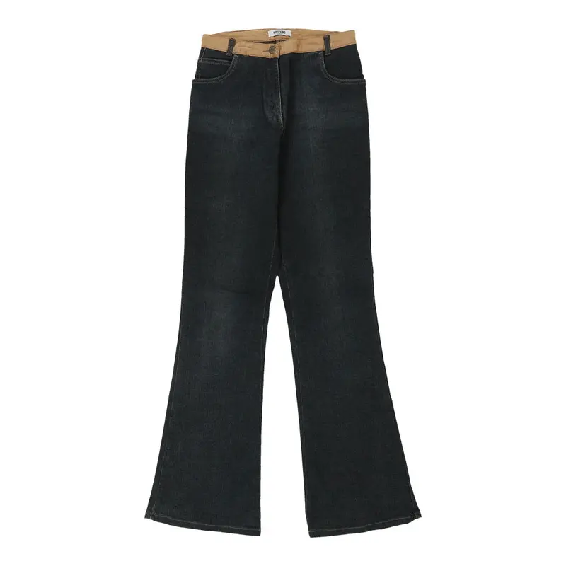 Age 16 Moschino Flared Jeans - 26W 32L Blue Cotton | Size: 26