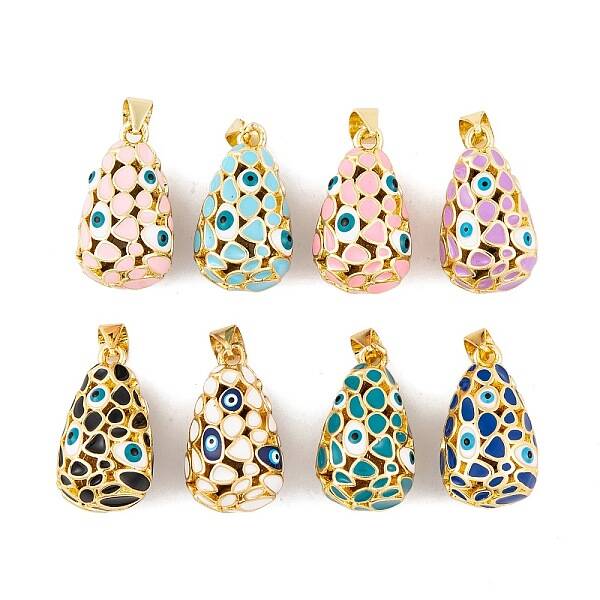 Brass Enamel Pendants