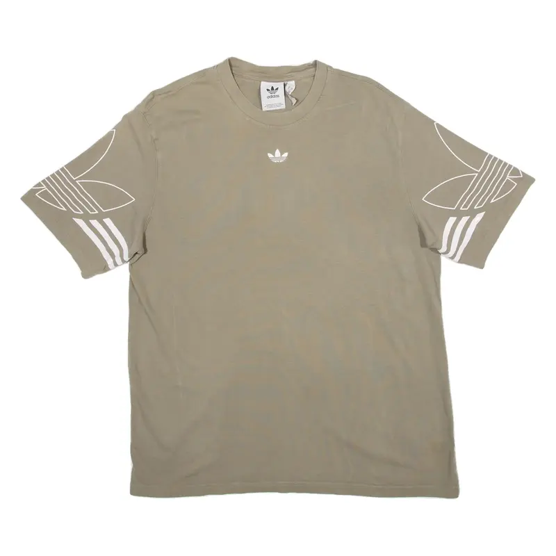 ADIDAS Mens T-Shirt Green M