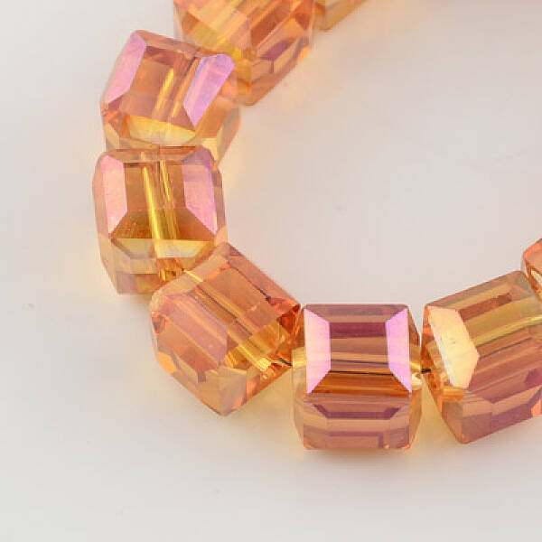 Electroplate Glass Bead Strands