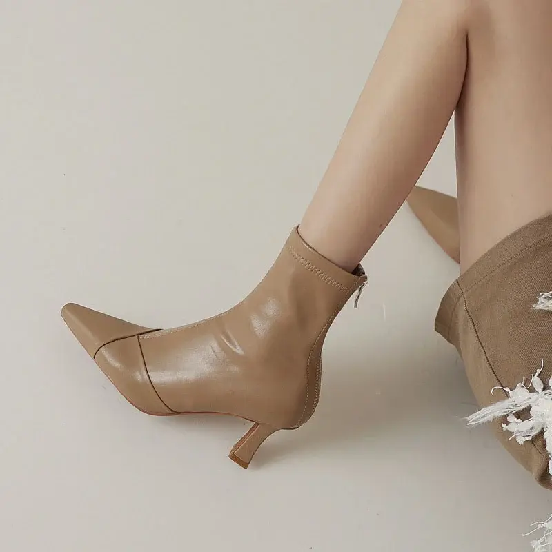 CHIKO Yomaris Pointy Toe Stiletto Ankle Boots