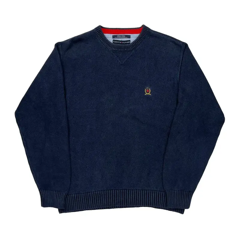Tommy Hilfiger Jumper - Large Blue Cotton