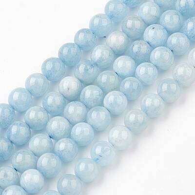 Natural Aquamarine Bead Strands