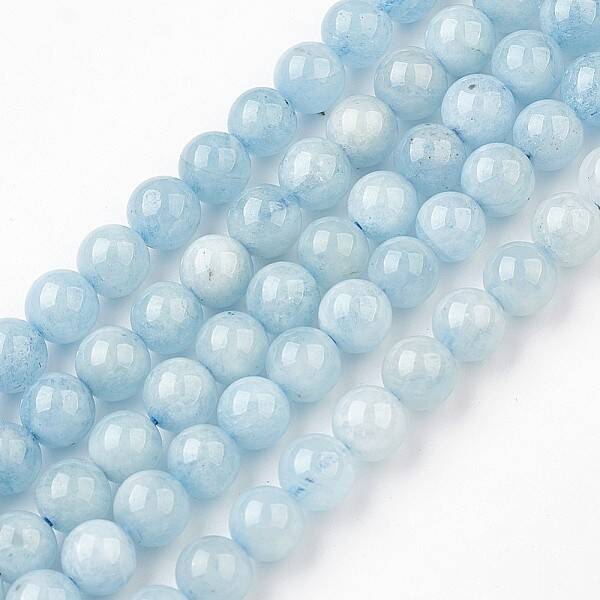 Natural Aquamarine Bead Strands