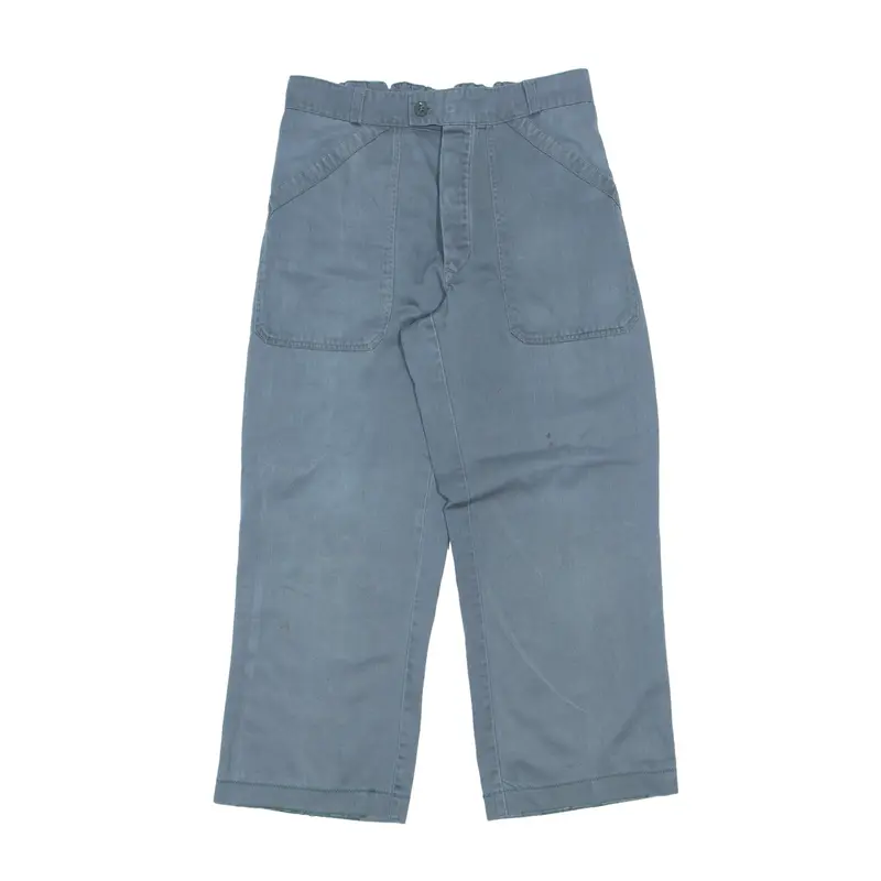 LUTTEURS Top Dress Workwear Trousers Grey Regular Straight Mens W30 L26