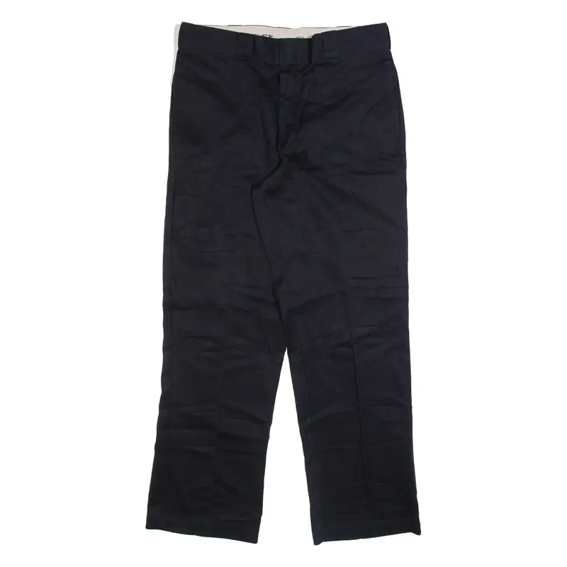DICKIES 874 Workwear Mens Trousers Black Regular Straight W33 L30
