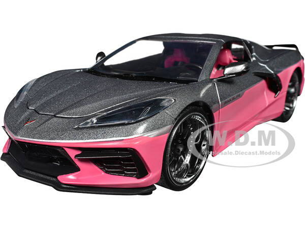 2020 Chevrolet Corvette Gray Metallic and Pink \