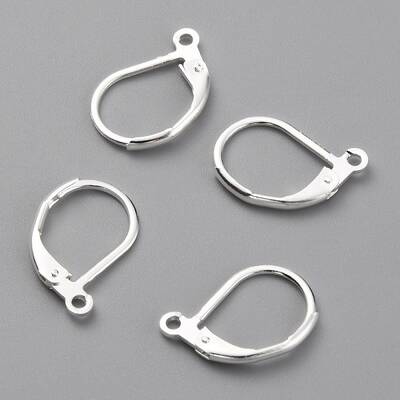Brass Leverback Earring Findings